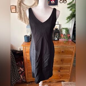 Eileen fisher Elegant Black Sleeveless Midi Dress